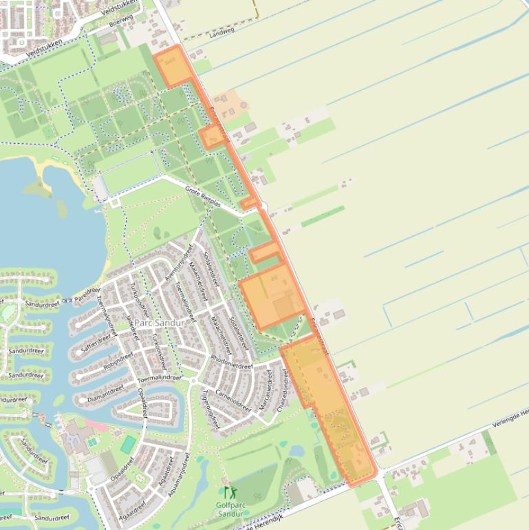 Kaart van postcodegebied 7887GD.