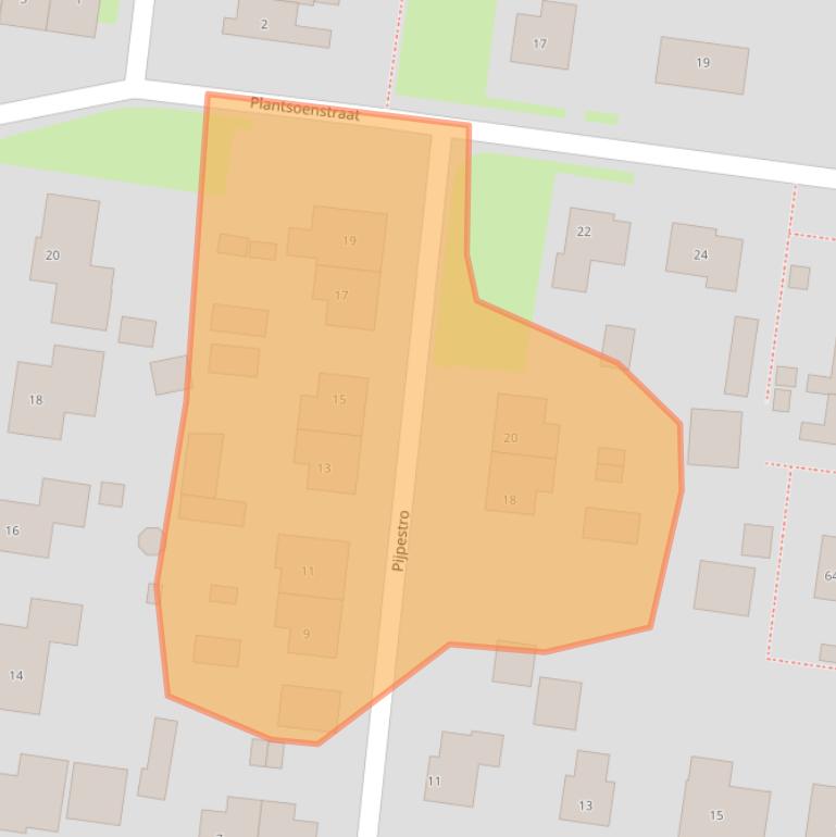 Kaart van postcodegebied 7887GK.