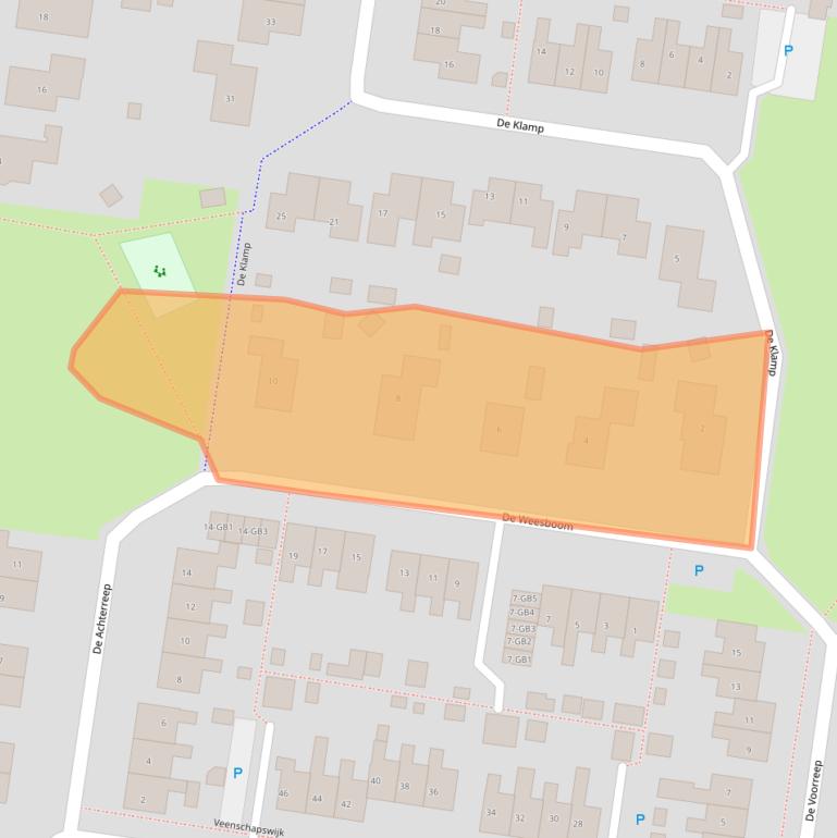 Kaart van postcodegebied 7887HE.