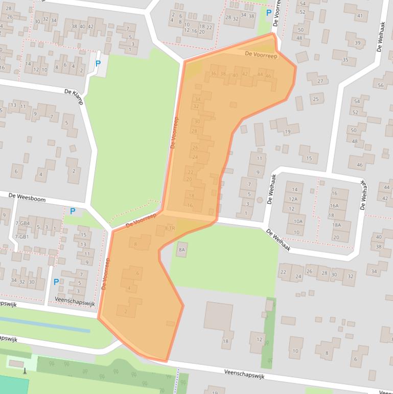 Kaart van postcodegebied 7887HH.