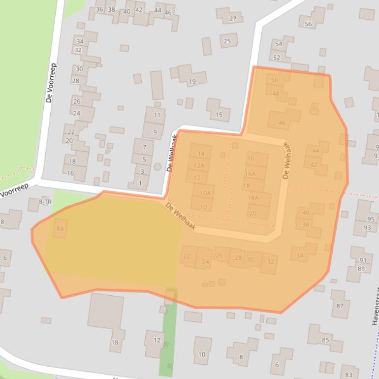 Kaart van postcodegebied 7887HK.