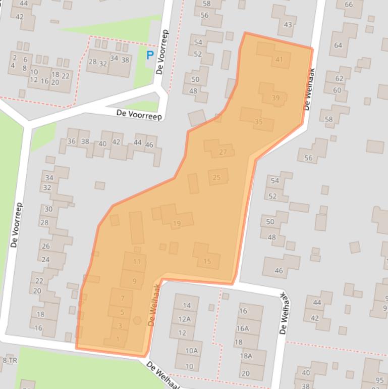 Kaart van postcodegebied 7887HL.