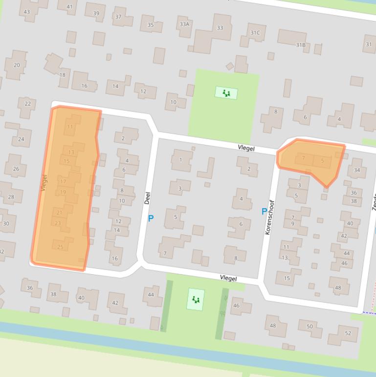 Kaart van postcodegebied 7887KA.