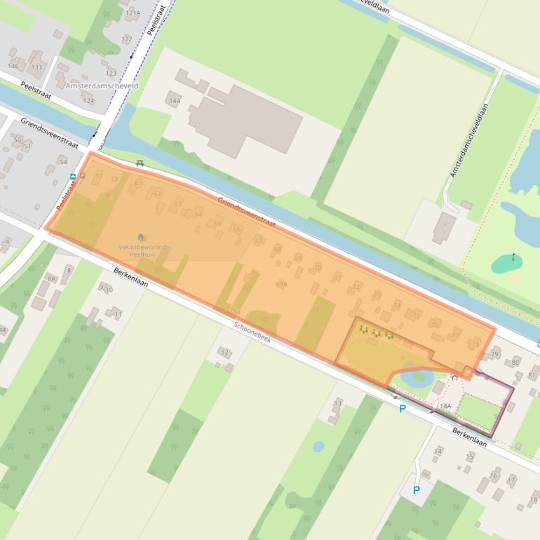 Kaart van postcodegebied 7887TJ.