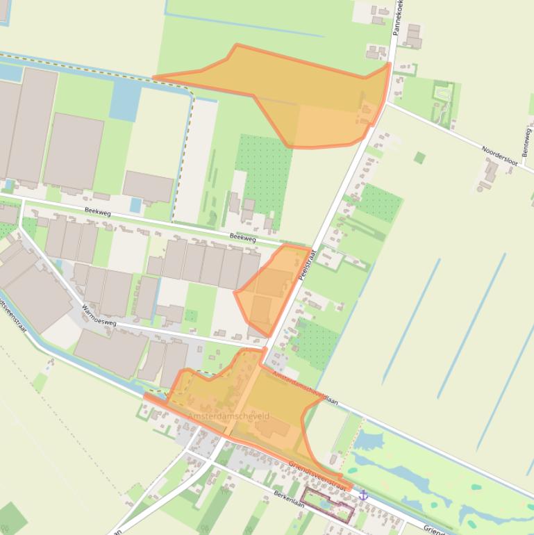 Kaart van postcodegebied 7887TM.