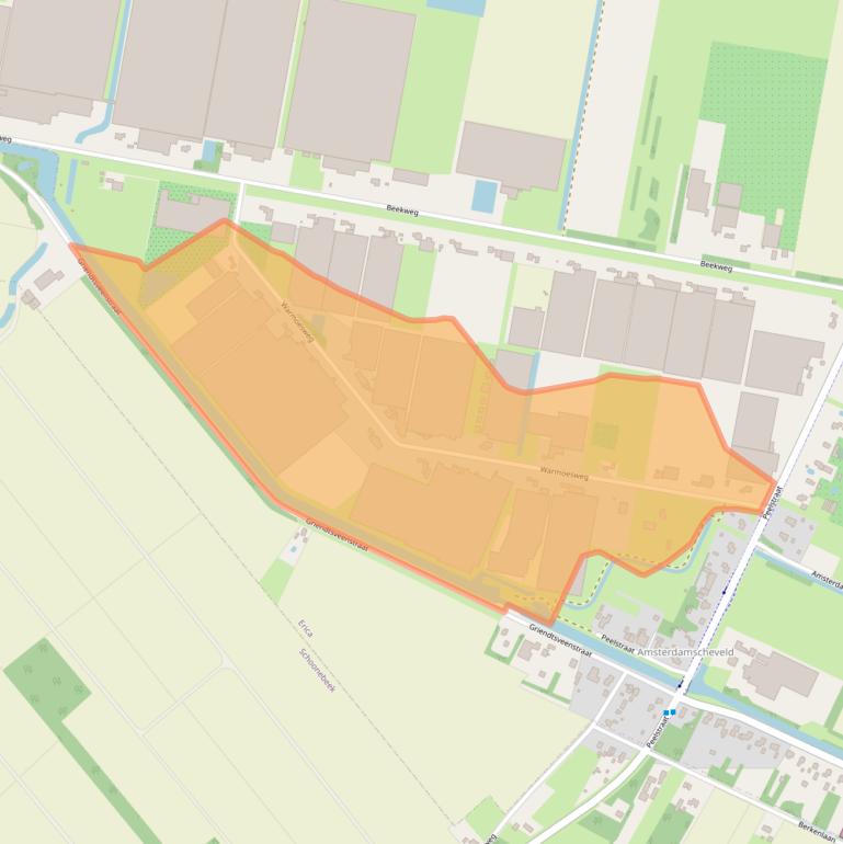 Kaart van postcodegebied 7887TP.