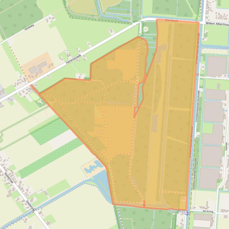 Kaart van postcodegebied 7889VC.