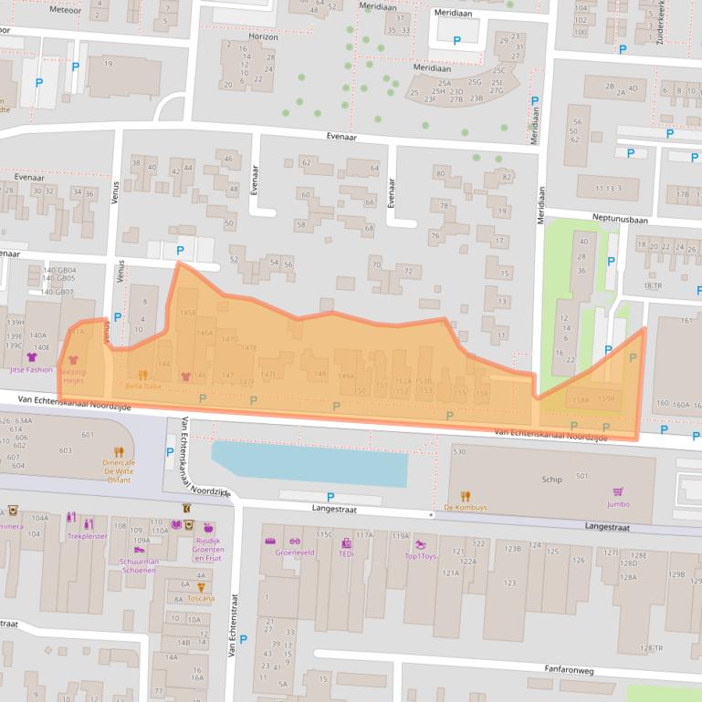 Kaart van postcodegebied 7891AH.