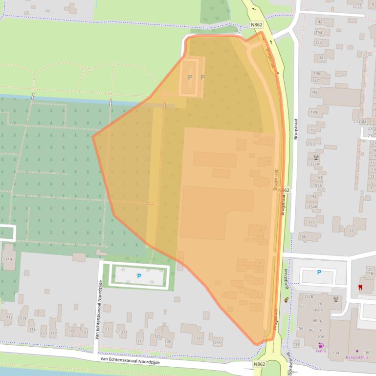 Kaart van postcodegebied 7891AP.