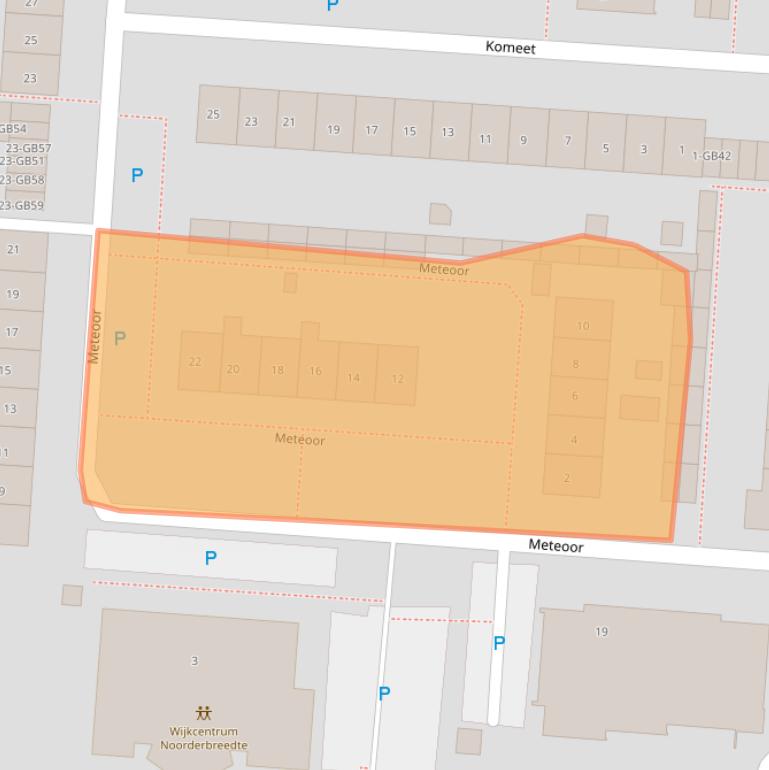 Kaart van postcodegebied 7891BE.