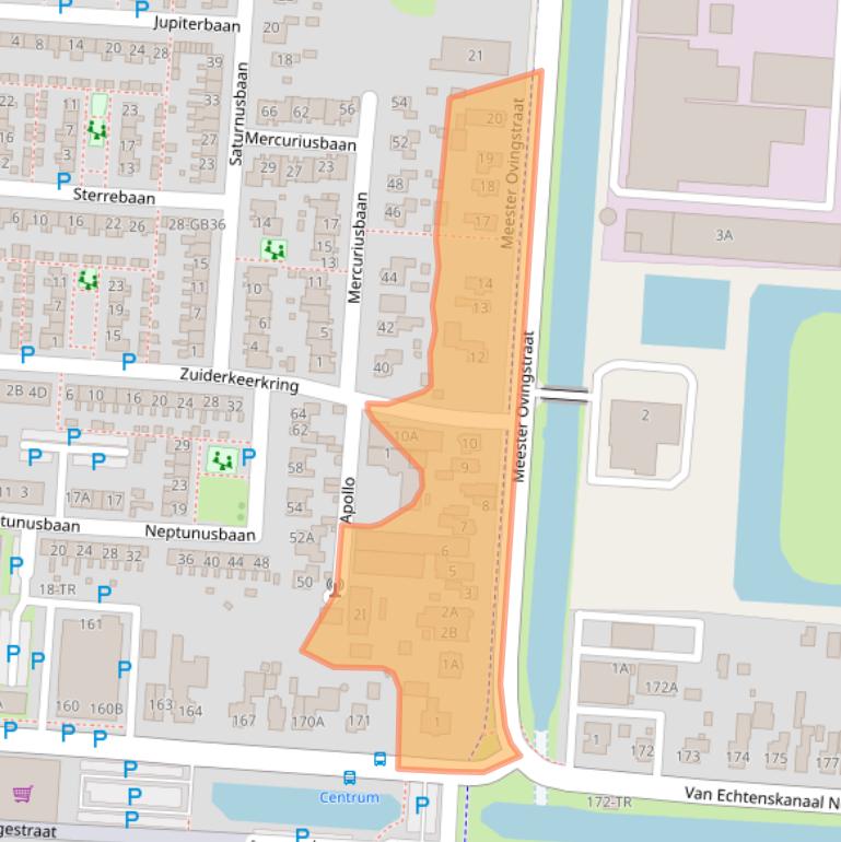 Kaart van postcodegebied 7891BR.