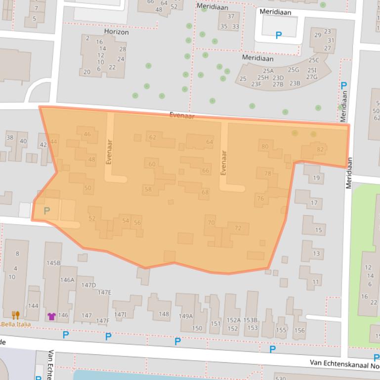 Kaart van postcodegebied 7891CG.