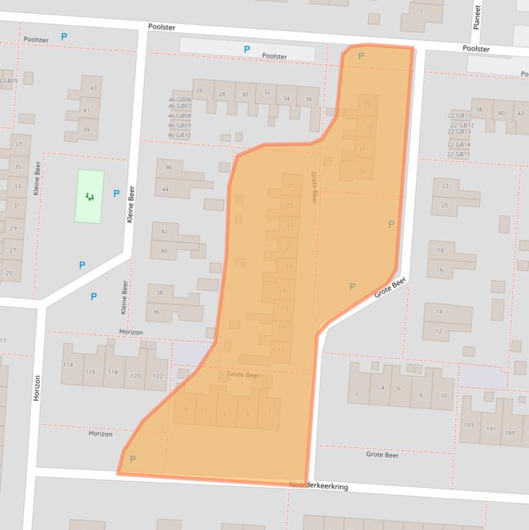 Kaart van postcodegebied 7891CR.
