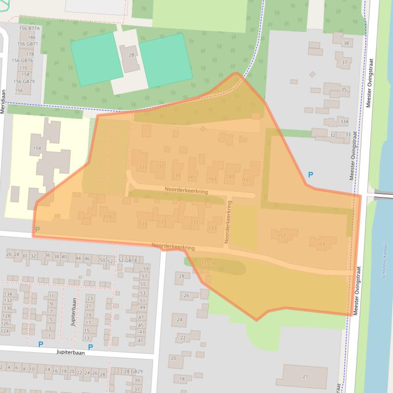 Kaart van postcodegebied 7891CW.