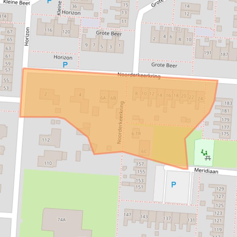 Kaart van postcodegebied 7891CX.