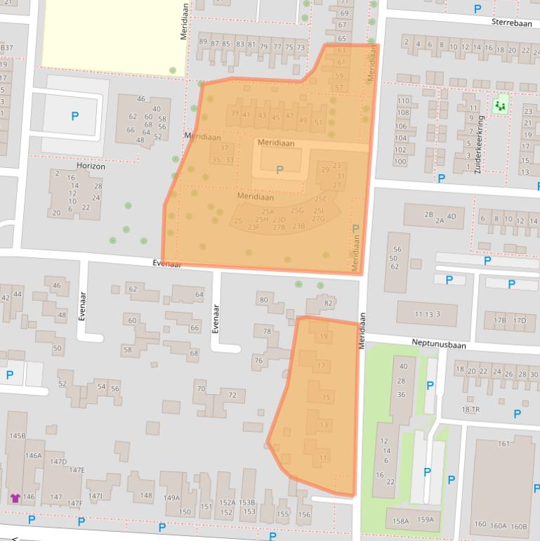 Kaart van postcodegebied 7891EA.
