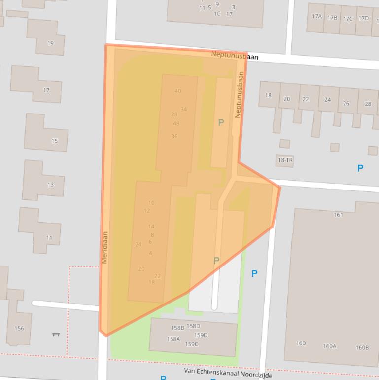 Kaart van postcodegebied 7891EG.