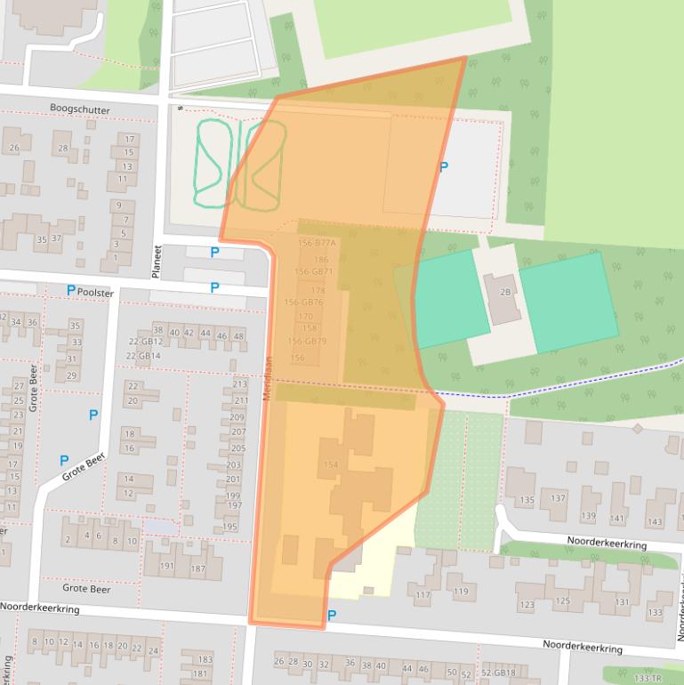 Kaart van postcodegebied 7891EK.