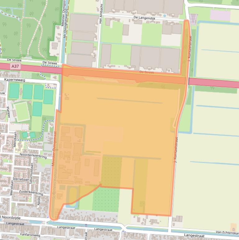 Kaart van postcodegebied 7891EV.
