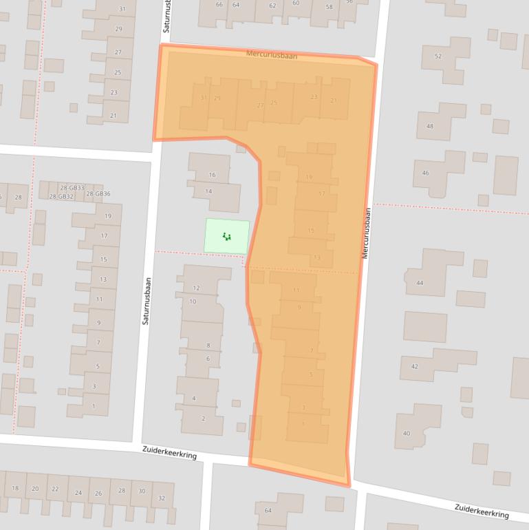 Kaart van postcodegebied 7891EW.