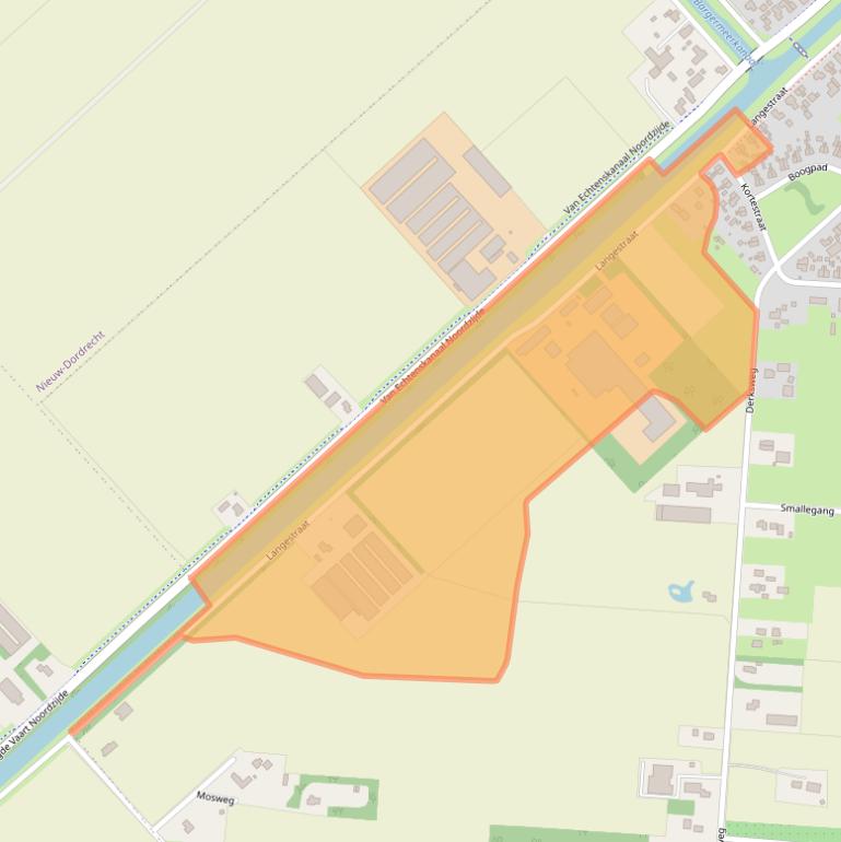 Kaart van postcodegebied 7891GA.