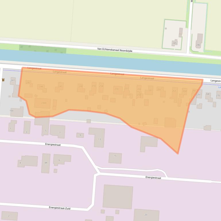 Kaart van postcodegebied 7891GR.