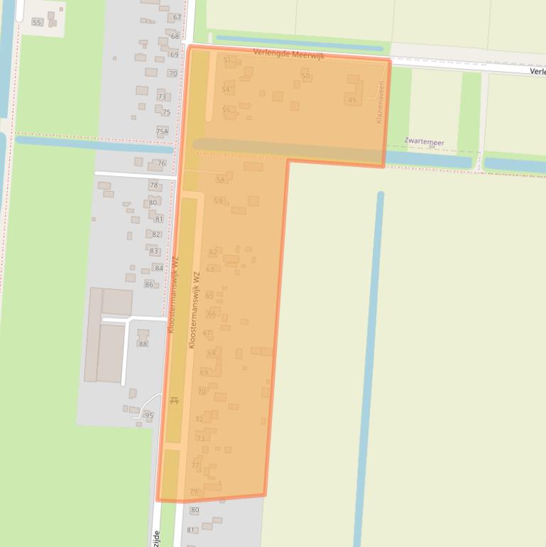 Kaart van postcodegebied 7891HC.