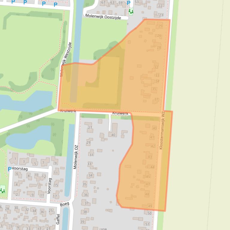 Kaart van postcodegebied 7891HG.