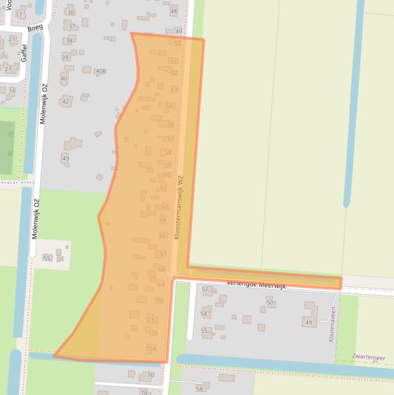 Kaart van postcodegebied 7891HH.