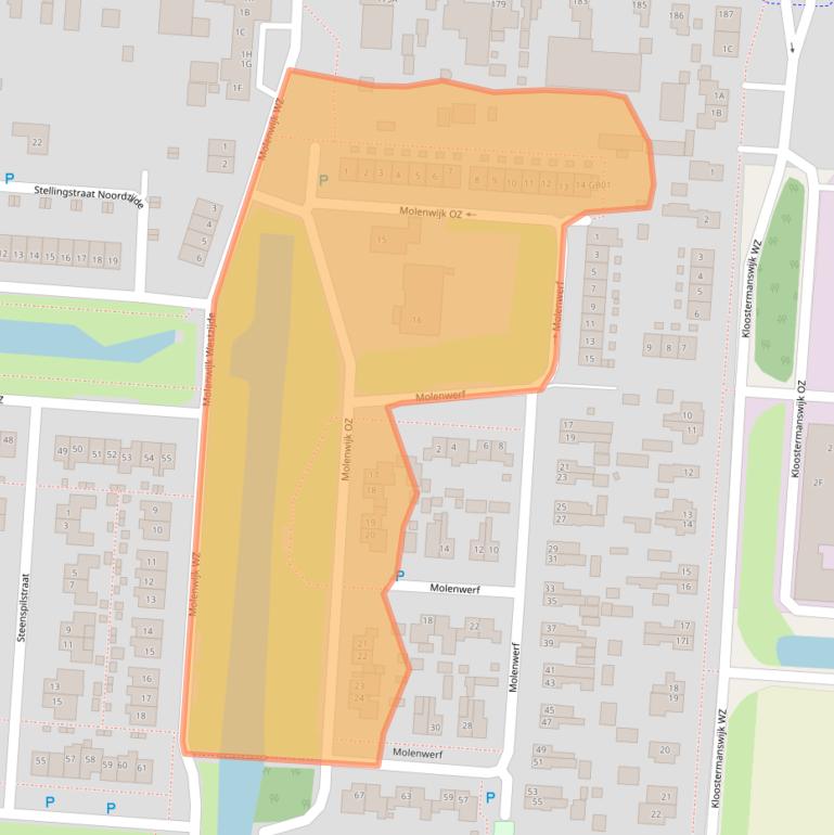 Kaart van postcodegebied 7891HM.