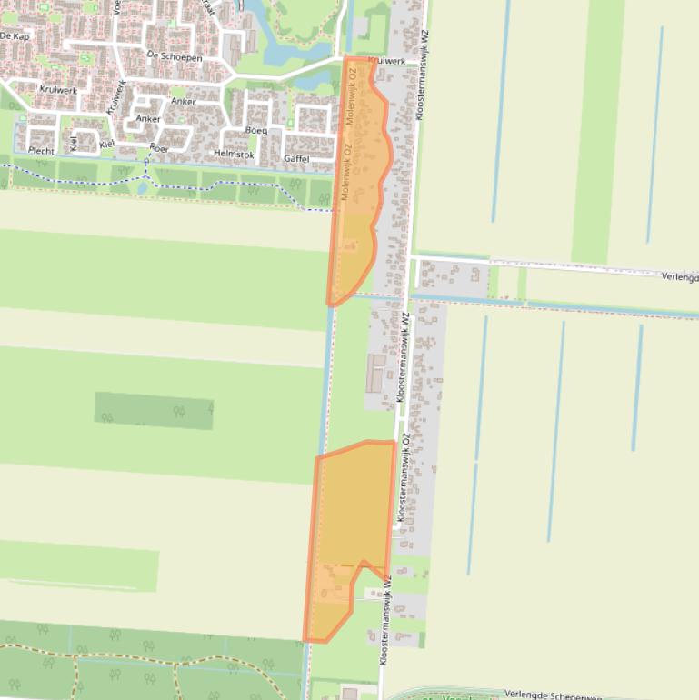 Kaart van postcodegebied 7891HN.