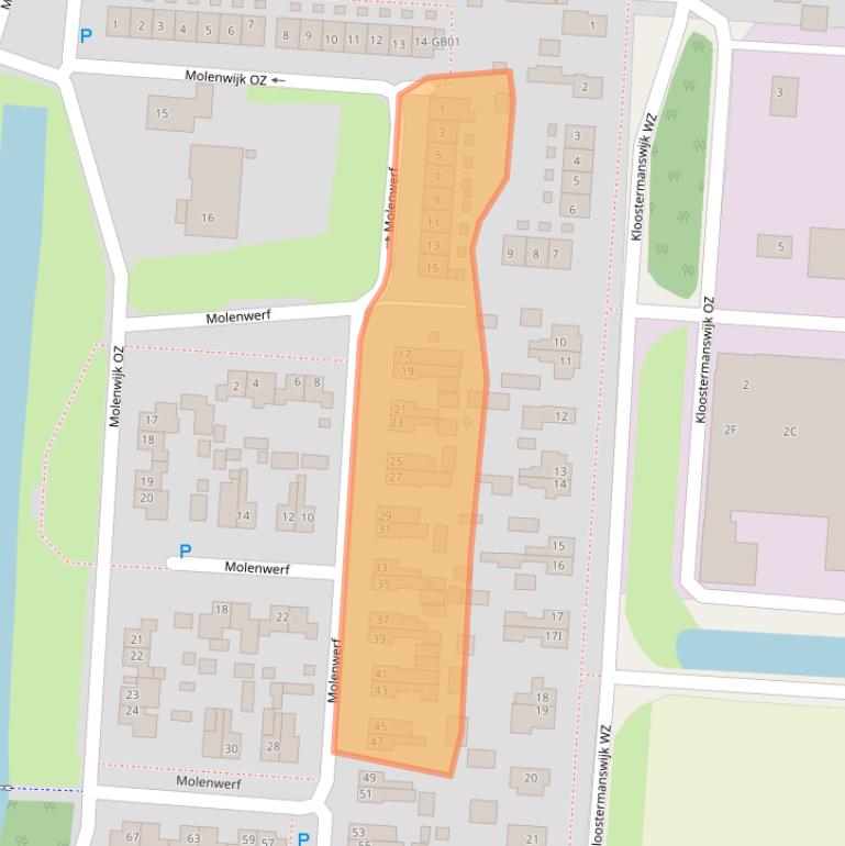 Kaart van postcodegebied 7891HP.