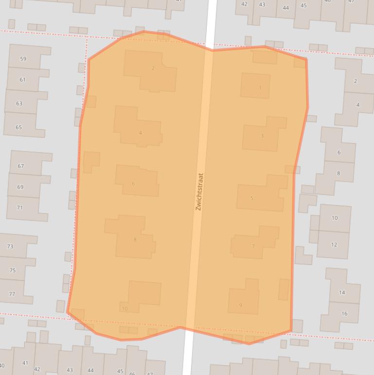 Kaart van postcodegebied 7891JG.