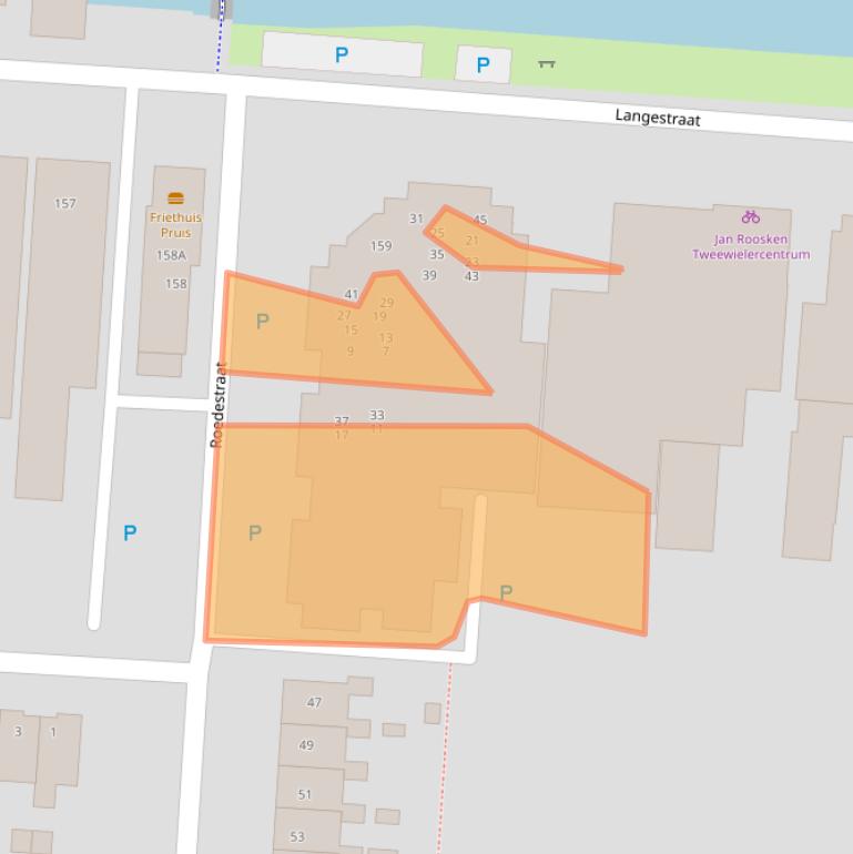 Kaart van postcodegebied 7891JH.