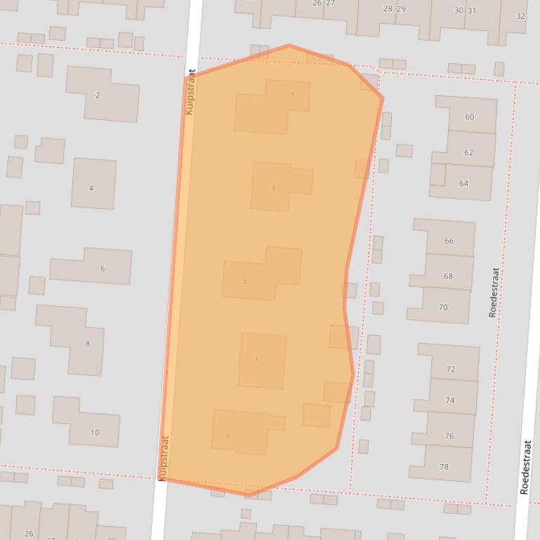 Kaart van postcodegebied 7891JL.