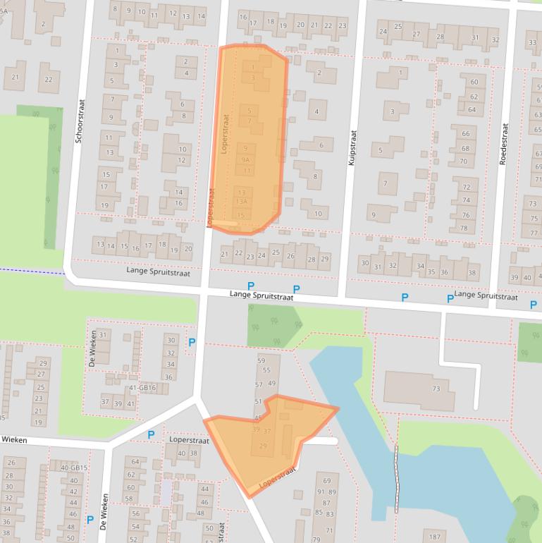Kaart van postcodegebied 7891JN.