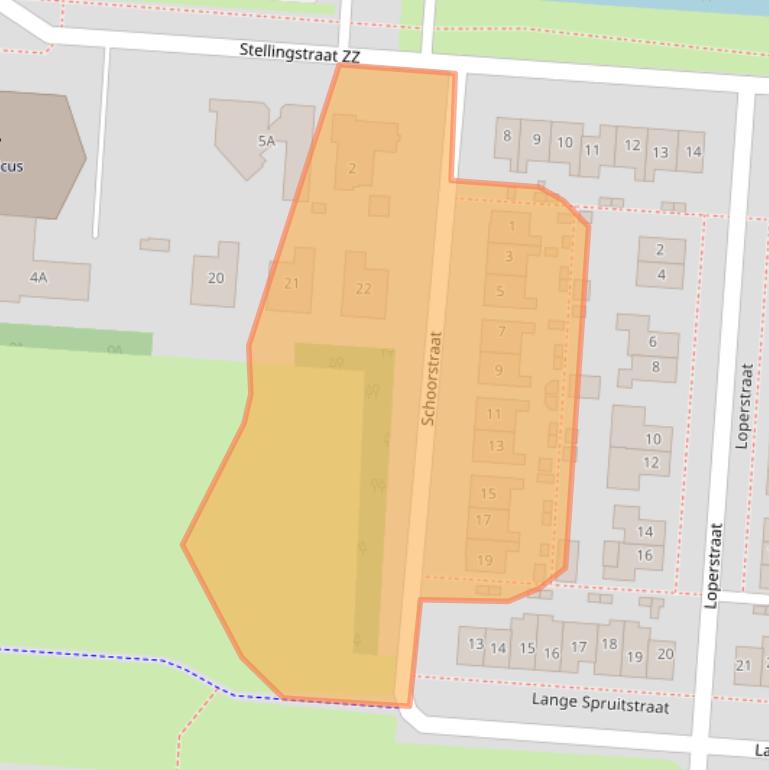 Kaart van postcodegebied 7891JW.
