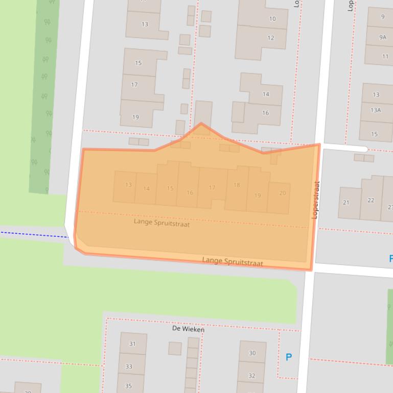 Kaart van postcodegebied 7891JX.