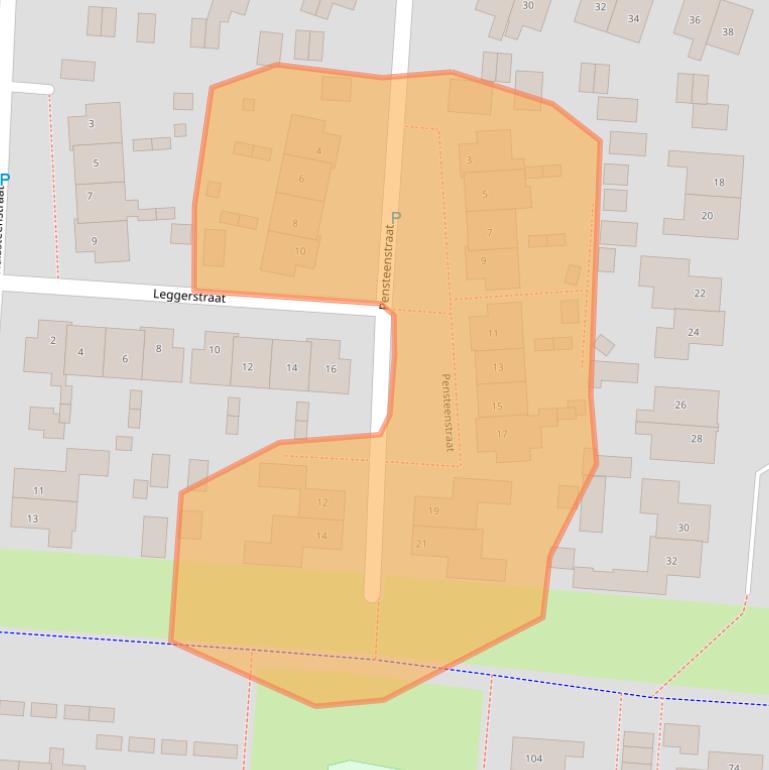 Kaart van postcodegebied 7891KV.