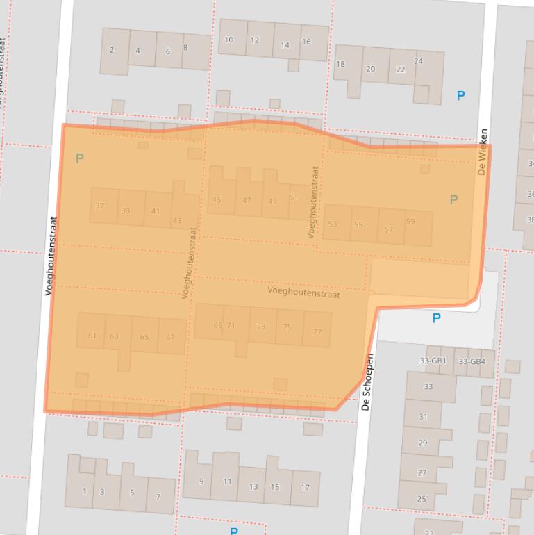 Kaart van postcodegebied 7891LB.