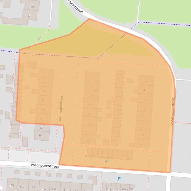 Kaart van postcodegebied 7891LD.