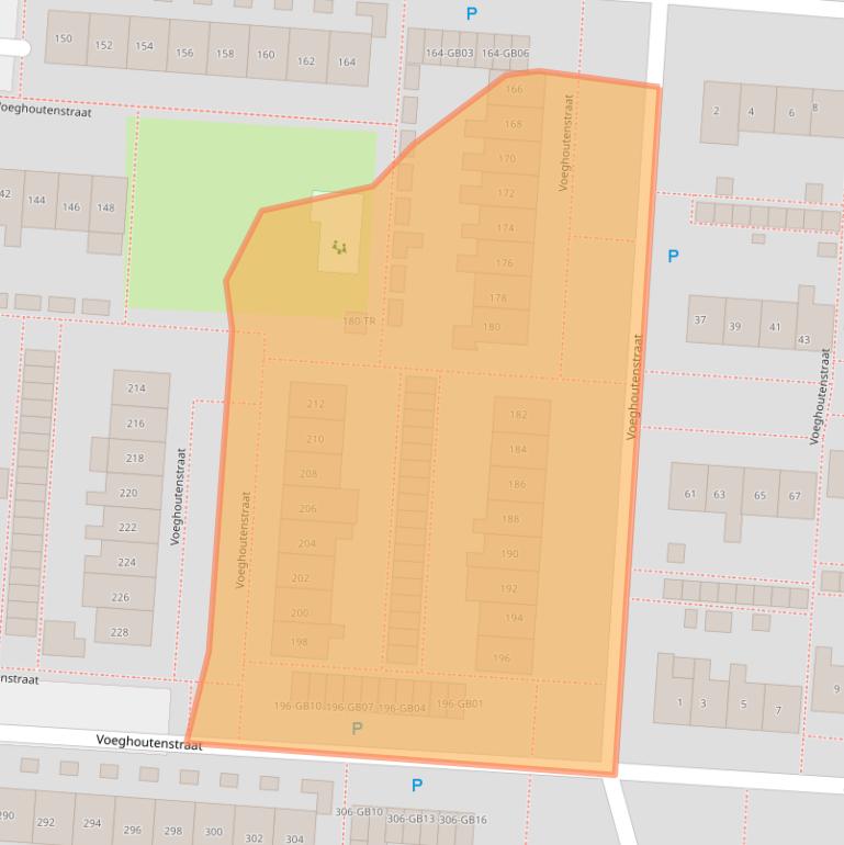 Kaart van postcodegebied 7891LH.