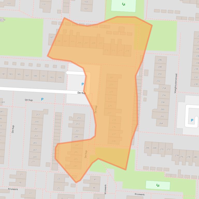 Kaart van postcodegebied 7891LT.