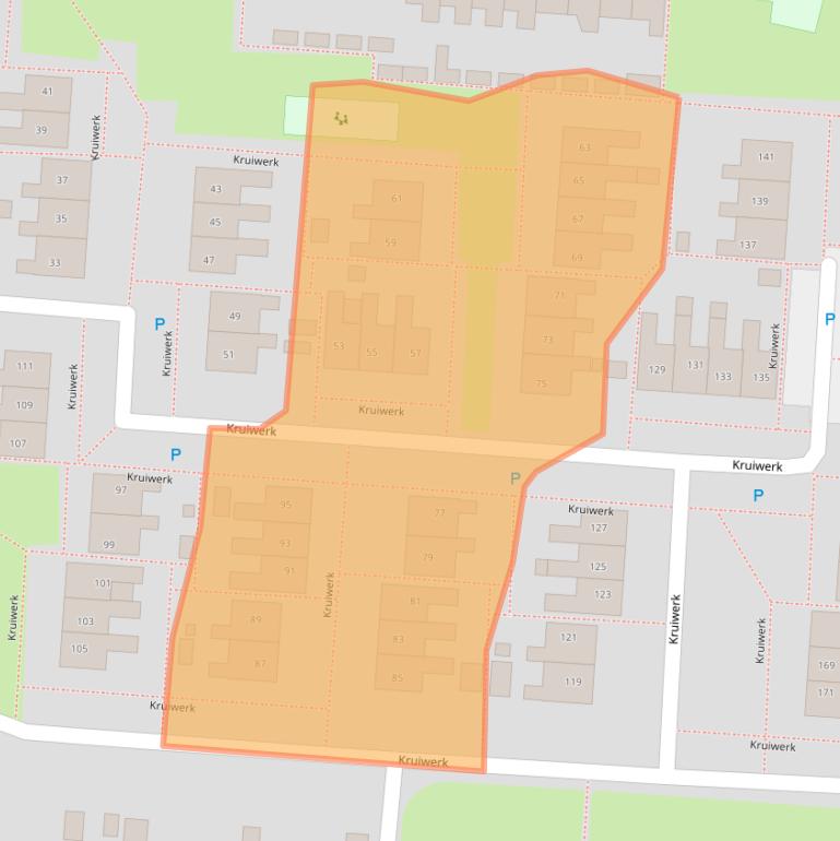 Kaart van postcodegebied 7891MB.