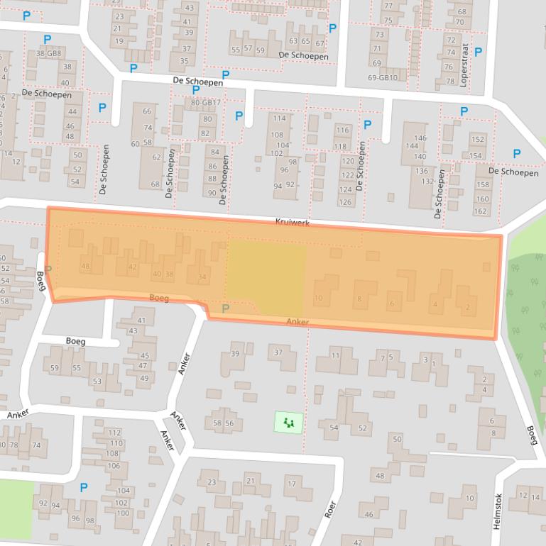 Kaart van postcodegebied 7891ME.