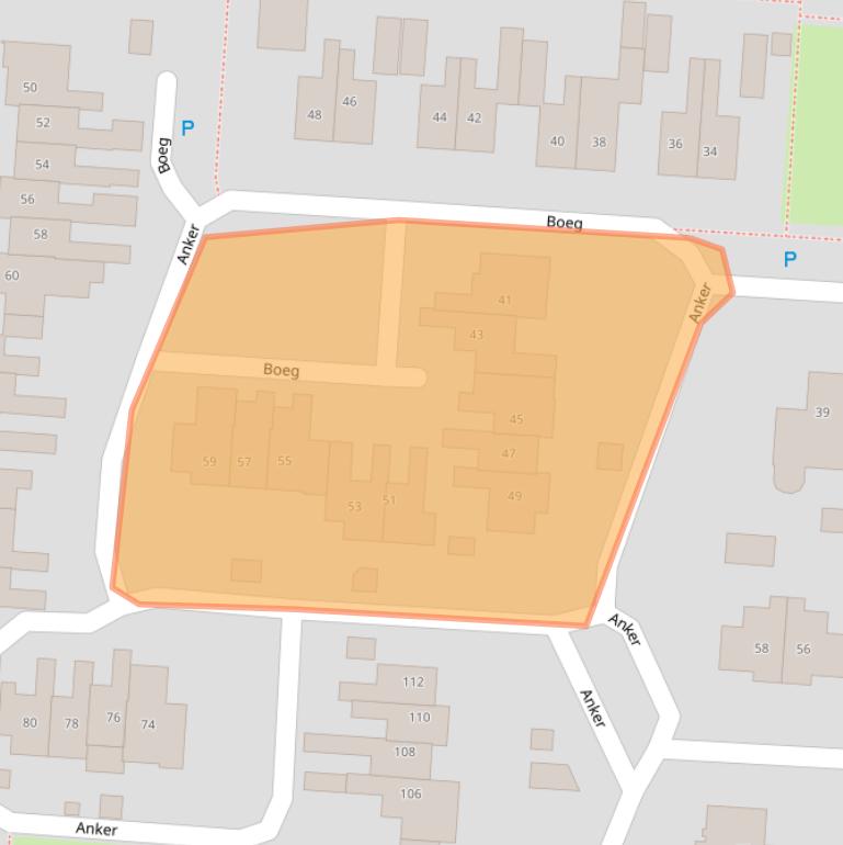 Kaart van postcodegebied 7891MK.