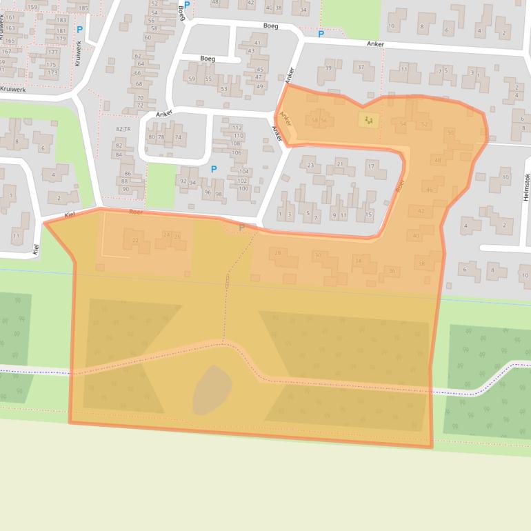 Kaart van postcodegebied 7891MN.