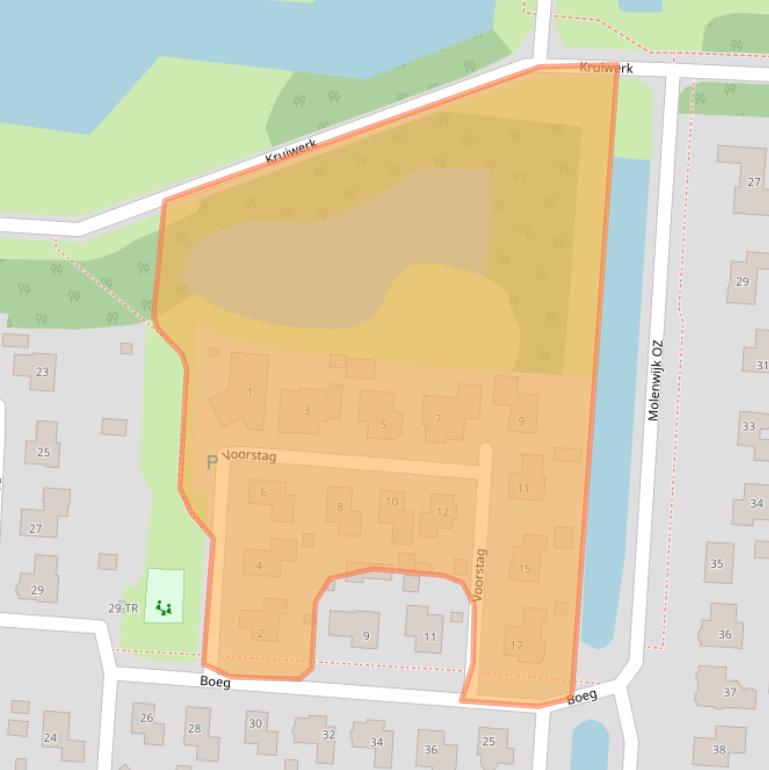 Kaart van postcodegebied 7891MX.