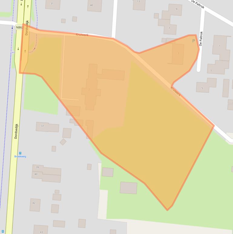 Kaart van postcodegebied 7891NH.