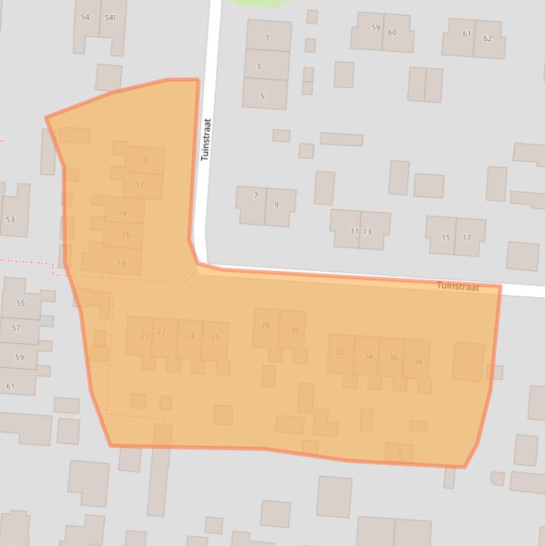 Kaart van postcodegebied 7891PE.